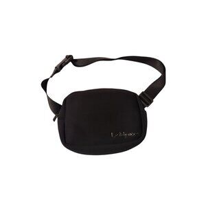 Le Mystere Black Sling Waistband Fanny Pack